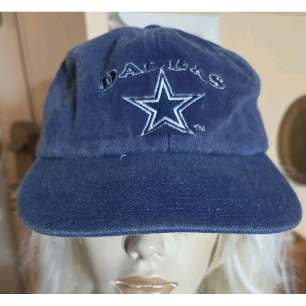 Vintage Dallas Cowboys NFL Denim‎ Distressed Faded Jean Sports Specialties Hat